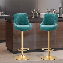 Sgabelli da Bar Sedia Sgabelli da bar set di 4 sedie regolabili in altezza Sgabelli girevole da banco con schienale flanella e unico struttura in metallo Sgabello Sedie da cucina Bistro Bar Regolabile