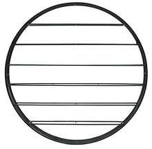 giordano shop Portabottiglie da Parete Ø100 cm in Ferro Yin Nero