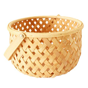 XIXIAO - Cesto portaoggetti, in tessuto, per frutta e verdura, grande per armadi, cassetti, armadio, cassettiera, credenza, 21,5 x 12,5 cm, colore legno