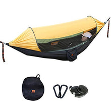 Amaca Materiale Paracadute Multifunzionale Parasole Amaca Portatile A Prova Di Insetti Altalena Da Campeggio Per Esterni 290x145cm