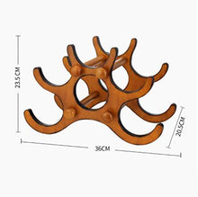 Portabottiglie per Vino Squisito Portabottiglie Decorazione in Legno Portabottiglie per Vino per Uso Domestico Creativo Europeo Espositore per scaffale 36 * 20,5 * 23,5 cm Portaoggetti