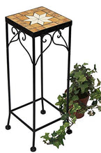 DanDiBo Sgabello Fiori Merano Mosaico 12012 Porta Fiori 46 cm Sgabello angolare Tavolinetto-Comodino