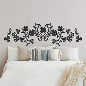 T-MK367 - Adesivi per testiera del letto, 41 x 140 cm, colore: Nero