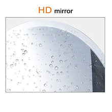 Specchio sospeso Specchio da parete con cornice in acciaio inossidabile, specchio da bagno, specchio circolare, specchio rotondo, specchio cosmetico, specchio decorativo, specchio per il trucco per
