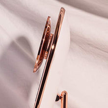 Fancii Lara Specchio Ingranditore Staccabile 10x, Attacco Magnetico, Compatibile con Specchio per Trucco Vera (non inclusi) (Oro Rosa)