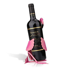 Tooarts Portabottiglie Per Vino Dal Design, Flamingo Pratica Decorazione Scultorea Casa Scaffale Del Metallo Decorazione d'interni