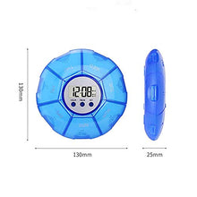 Scatola di immagazzinaggio elettronica dell'erogatore della medicina del promemoria del timer della pill