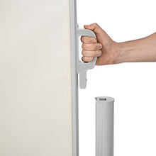 TecTake Tende da Sole paravento Laterale frangivento Estensibile Corpo e Assistenza Post Interamente in Alluminio - Disponibile in Diversi Colori e Diverse Misure - (Beige | 200x300cm | No. 401532)