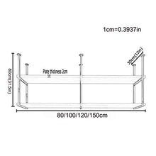 Porta bottiglie da vino Portabottiglie a 2 livelli Mensola a soffitto Rack di stoccaggio decorativo a sospensione Mobiletto pensile in ferro battuto in legno LOFT Retro Industry per Ristorante/ Bar/ C