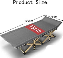 Lettino prendisole a gravità zero, lettino prendisole in metallo reclinabile Lettino prendisole Letti pieghevoli da 75 cm Ampliamento Ufficio singolo Pausa pranzo 190 * 75 * 36 cm Semplice reclinabile