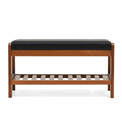 Mobili per la casa e Giardino Panca scarpiera in Legno con Panca e Cuscino da Tavolo sollevabili,Sgabello Cambio,Panca per ripostiglio Ottomani da Cucina (Dimensioni : L85XW33.5XH40CM)