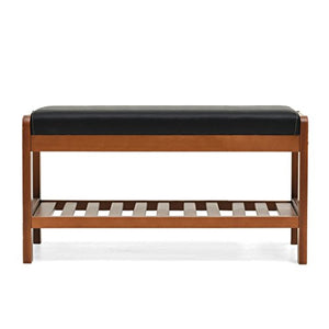 Mobili per la casa e Giardino Panca scarpiera in Legno con Panca e Cuscino da Tavolo sollevabili,Sgabello Cambio,Panca per ripostiglio Ottomani da Cucina (Dimensioni : L85XW33.5XH40CM)