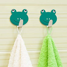 Tatkraft FROGS - Ganci Appendiabiti da Parete Adesivi in Acciaio Inox per Cucina e Bagno - Portasciugamani per Bambini Divertente - Senza Perforazione di Qualsiasi Superficie - Set di 2 Pezzi