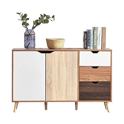 Attrezzatura Wghz Comò Grande Mobile Soggiorno Grigio Mobile Contenitore Armadio con cassetti Comodino per Armadio Panno per Bambini Credenza Camera da Letto con cesti in Tessuto Non Tessuto (5 pz)