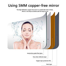 Bathroom mirror Smart Touch LED Luminoso Specchio da Bagno Appeso a Parete Rotondo con Lampada Specchio Bagno lavamani Specchio Luce antiappannamento