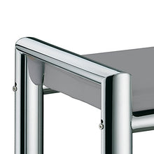 Kela 21983, Sgabello, Metallo, 66,5X 38,5X 48,5 cm, Lunis, Grigio Chiaro, Metal, Gray, One Size