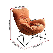DYCLE Poltrona da Giardino Patio Relaxer Sofa Chair per Uso Esterno o Interno Cuscino Rimovibile Quattro Stagioni Sedie a Sdraio, Supporta 300 kg