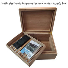XINBO Cigar Humidor, può Contenere Circa 100 sigari, Scatola di sigari in Legno massello, con igrometro e umidificatore