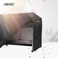 AWNIC Copertura per Altalena per Sedia a Dondolo da Giardino Copertura per Altalena Durevole per Esterni Anti-UV Impermeabile Ntivento e Antipolvere 210x125x170cm