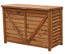 XLLLL Cassapanca da Esterno Baule Solido Naturale Armadio di Stoccaggio di Legno Solido Ventilato Anticorrosivo del Balcone del Giardino