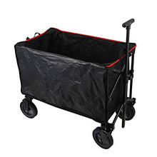 KTYX Pieghevole del Carrello, Carrello di Trasporto, Pieghevole Trolley Portatile, Nero