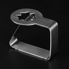 Omabeta Struttura Stabile Clip in Tessuto Facile da Usare Circa. 6.5 * 5.2 cm per la casa(Star)