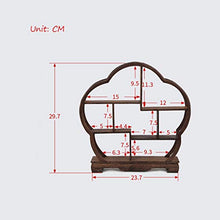 &ripiano di stoccaggio Scaffalature Home Living Room Teacup Set da tè Teiera Decorazione Espositore Antique Clapboard Rack, 29.5 * 5.6 * 29.7CM Scaffale di Finitura