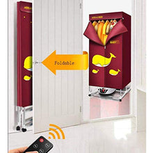 NXYJD Pieghevole asciugatrice asciugatrice, della Famiglia Muto di Risparmio energetico Dryer, ad Asciugatura Rapida Asciugatura Indumenti asciugare i Vestiti Cabinet (Color : Blue)
