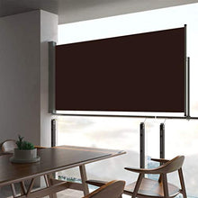 UnfadeMemory Tenda Laterale Retrattile Tenda Ombrellone per Patio 80x300 cm Blu