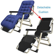 SHUAIIJUAN Sedia per il tempo libero domestico Folding Prato sedie a sdraio e Sun Lounger reclinabile Tempo libero Relaxer Sedia for Capacità Beach Patio giardino esterno di campeggio 250KG Peso - Blu