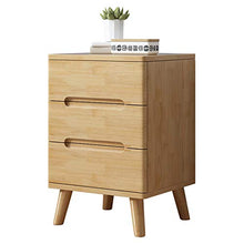 BGROESTWB Comodini Cabinetto in Legno massello Curvo Camera da Letto Cabined Cabinet Cabinet Cabinetto Cassettiera a Tre cassetti Cassettiera per Soggiorno (Color : B, Size : One Size)