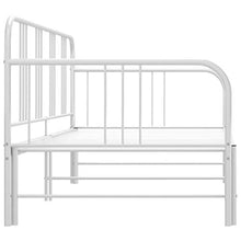 SKM Telaio Divano Letto Estraibile Bianco in Metallo 90x200 cm