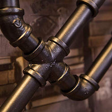 PZW Semplice e Creativo Stile Industriale Stile Pipa ad Acqua Portabottiglie da Parete in Ferro/Scaffale Decorativo per Sala da Pranzo, Cucina, Livinstanza G (10 * 80 Cm)