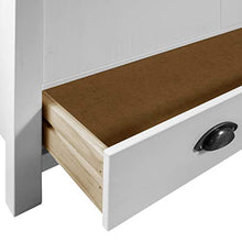 FAMIROSA Armadio a 3 Ante Hill Range Bianco 127x50x170 cm Legno di Pino Bianco