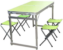 CASTOR Tavolo da Picnic all'aperto Tavolo da Campeggio Pieghevole, Altezza Regolabile Portatile Tavolo Pieghevole in Alluminio Leggero, Adatto per la Cucina da Picnic all'aperto BBQ Party Table