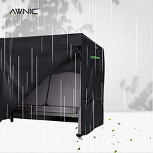 AWNIC Copertura per Altalena per Sedia a Dondolo da Giardino Copertura per Altalena Durevole per Esterni Anti-UV Impermeabile Ntivento e Antipolvere 210x125x170cm