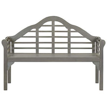 vidaXL Panchina da Giardino Cuscino 135 cm Massello d'Acacia Grigio