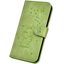 Robinsoni Custodia Compatibile con Samsung Galaxy Note 10 Pro Case Portafoglio Cover Dumbo Stampato Libro Pelle PU Antiurto Case Taccuino Cover Libretto Cartone Animato Case Folio Flip Cover Verde