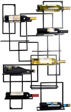 LLT Wine Rack, Della Novità Della Decorazione Della Parete Rack, Wine Rack Mensola Di Vetro Metallo Creativo Wall Hanging Lattice Vino Espositore Decorazione per Living Room Restaurant