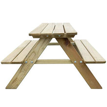 SKM Tavolo da Picnic per Bambini 89 x 89,6 x 50,8 cm in Legno di Pino