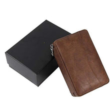 Humidars Cigar Humidor - portasigari Cigar Humidor di legno Viaggi Cedar pelle 4 tubo porta Cigar Box for i sigari all'aperto Humidor Box mantenerlo fresco .Scatola di immagazzinaggio di cigari di gra