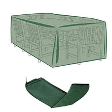 Mobili Da Giardino Rettangolare Scudo Protettivo in Poliestere Verde Meteo Impermeabile Resistente Per I Rifornimenti Outdoor Patio Da Giardino