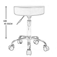 Dongy Sollevamento Sgabello Bellezza Sgabello Fisioterapia Massaggio Nail Chair Parrucchiere Sgabello Reception Sgabello Ufficio Sgabello (Color : B-Red)
