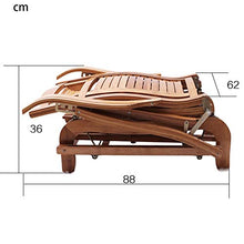 FUFU Sedie a Sdraio Sedia reclinabile, Sedia a Dondolo Pieghevole, Casa, Poltroncina, Balcone, Pausa Pranzo, Sedia Nap, Legno massello, Uomo Anziano, Cool Chair 88 * 62 * 36cm Pieghevoli