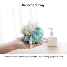 Delaspe - Set di spugna da bagno per doccia con sfera di spugna, adatto per il bagno di famiglia