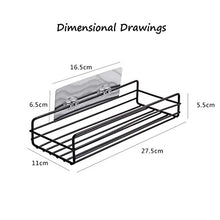 &ripiano di stoccaggio Mensole for bagno Mensola for toilette Punch gratuito Ripiano for camera da letto Ripiano for bagno Portaoggetti for bagno Cesto appeso Scaffale di finitura