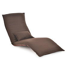 Li jing home Divano Pigro Divano Schienale Tatami Divano Pieghevole Sedia/Divano Letto Poltrona Letto pigra Pieghevole Morbida e Confortevole (Color : Brown)