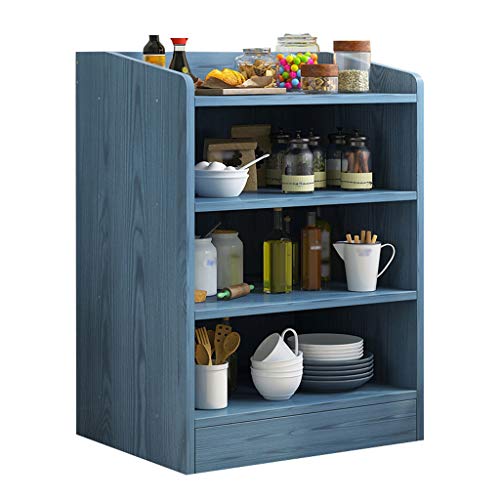 Comodini Decorazione Semplice Domestica Camera No pompaggio Assemblea Addensare Soggiorno Bagno Locker Corridoio Studio Multifunzione 51X30X80cm MUMUJIN (Color : Blue)