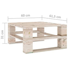 Tidyard Tavolo da Giardino in Pallet in Legno di Pino Impregnato,Tavolo da Giardino,per Balcone, Giardino o Terrazzo