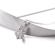 Baoxiaohed Collana in Argento Sterling, Collana Semplice in Argento Sterling Modello di Gatto E Pesce, Utilizzata Come Regalo per La Festa della Mamma, Feste, Compleanni E Anniversari